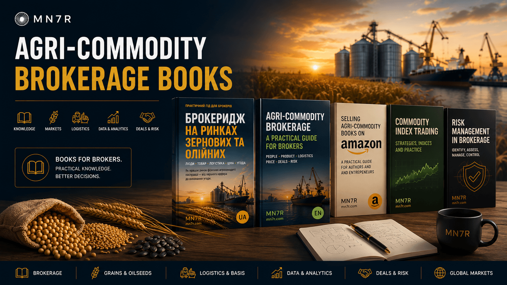MN7R Commodity Brokerage Library publishing line