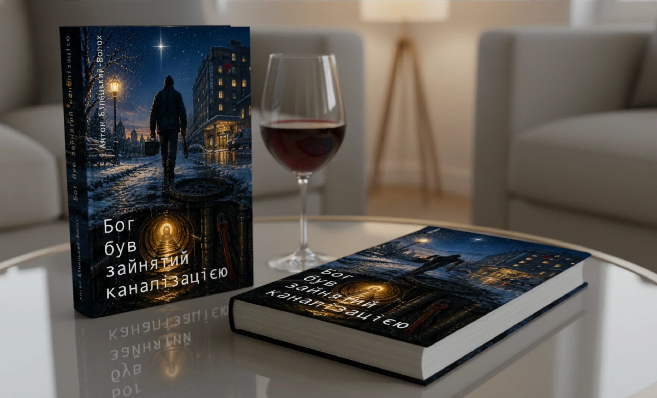 Обкладинка книги «Бог був зайнятий каналізацією»