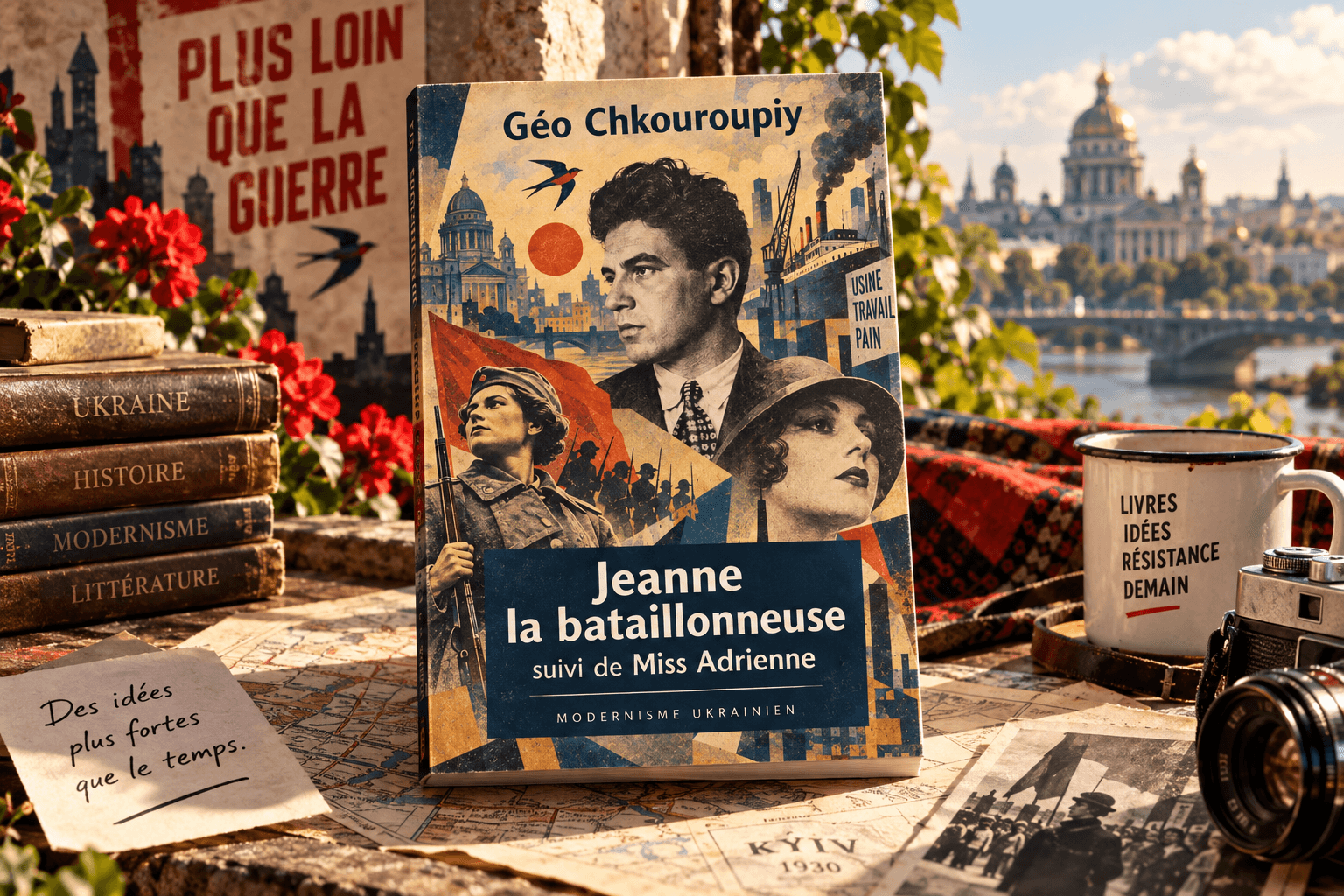 Promotional image for Géo Chkouroupiy’s Jeanne la bataillonneuse: suivi de Miss Adrienne