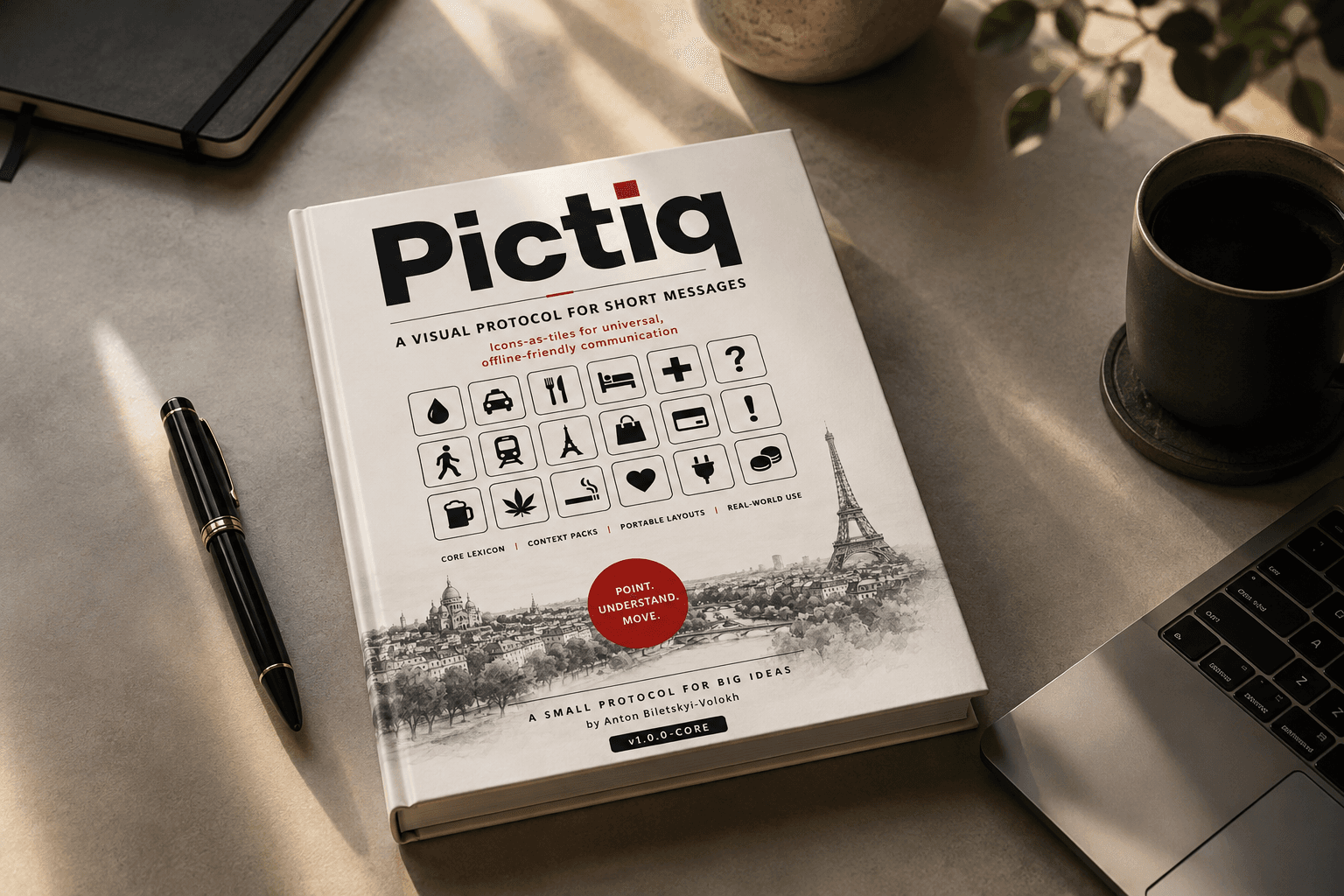 Pictiq Handbook cover: A Visual Protocol for Short Messages