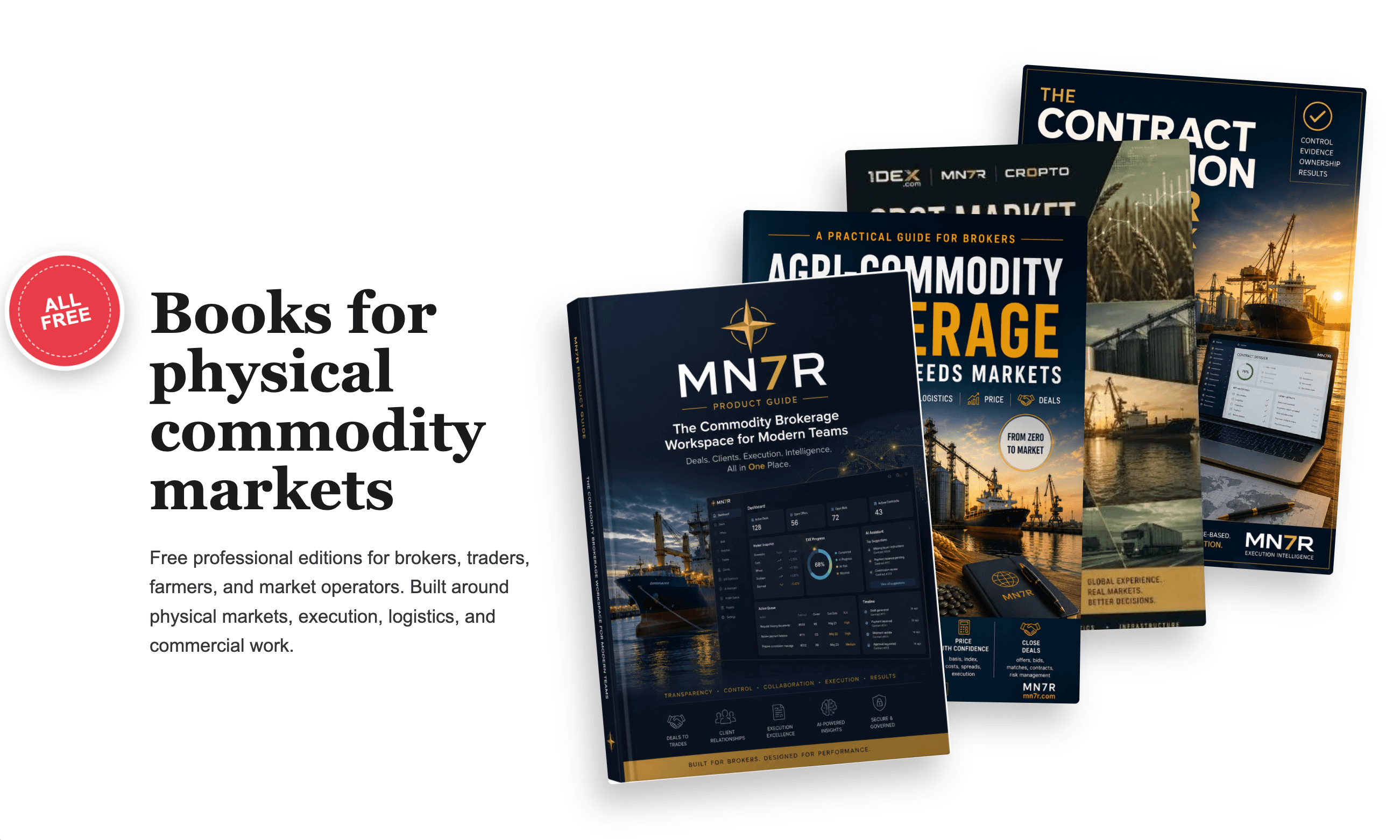 AMI Books library for physical commodity markets